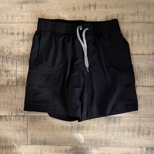 All in Motion Men's Black Cargo Shorts